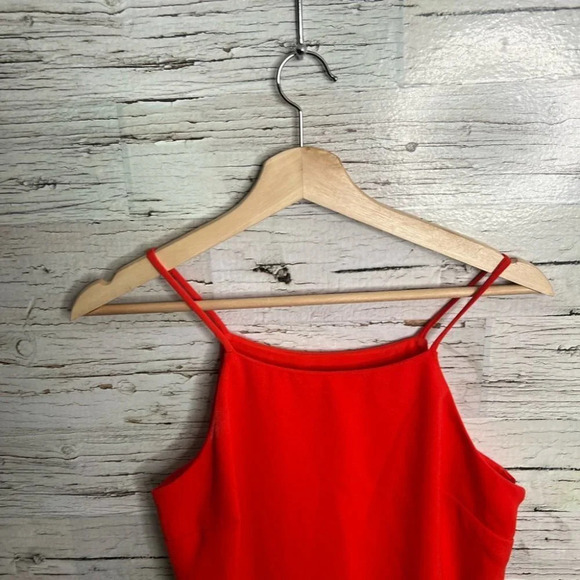 Banana republic dress size 4 orange  red - Picture 4 of 9